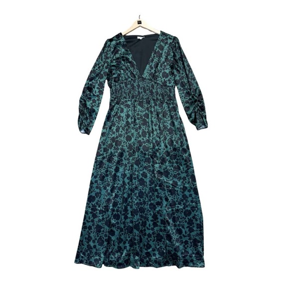 NSR Green Floral Dress Size XL - Picture 1 of 4